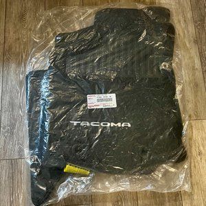 NEW Toyota Tacoma D-CAB A/T BLACK FLOOR MATS Genuine OEM PT206-3516E-20